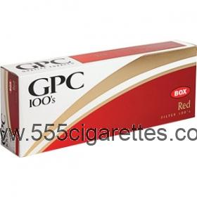 GPC Red 100's cigarettes