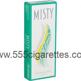 Misty Menthol Green 100's cigarettes