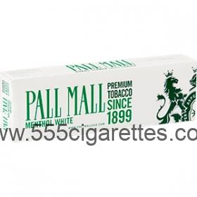 Pall Mall White 100's Cigarettes