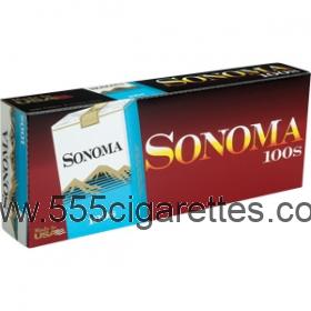 Sonoma Blue 100's cigarettes