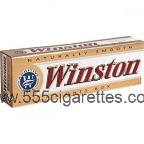 Winston Gold 85 box cigarettes