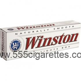 Winston White 85 box cigarettes