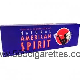 American Spirit 100% US Grown Full Bodied Dark Blue Cigarettes