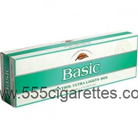  Basic Menthol Silver cigarettes - 555cigarettes.com