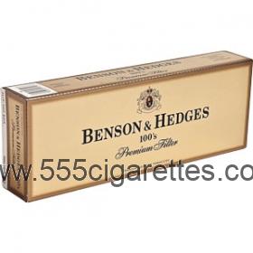 Benson & Hedges 100's cigarettes