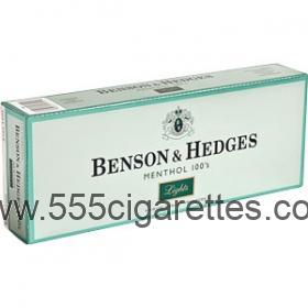 Benson & Hedges Menthol 100's cigarettes