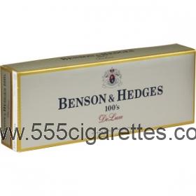 Benson Hedges 100's DeLuxe Cigarettes