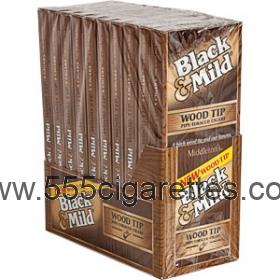 Black & Mild Wood Tip Cigar - 555cigarettes.com