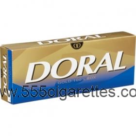 Doral Gold 100's cigarettes