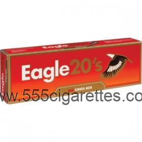 Eagle 20's Red Kings Cigarettes