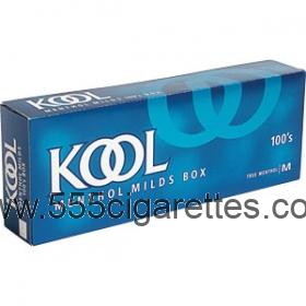 Kool Menthol Blue 100's box cigarettes