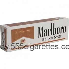 Marlboro Blend No. 27 King box cigarettes