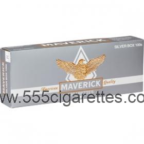  Maverick Silver 100's Cigarettes - 555cigarettes.com