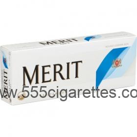 Merit Blue 100's cigarettes