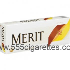 Merit Gold 100's cigarettes