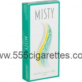  Misty Menthol Green 120's cigarettes - 555cigarettes.com