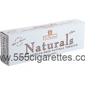 Nat Sherman Naturals Blue Kings cigarettes