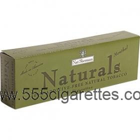 Nat Sherman Naturals Menthol Kings cigarettes