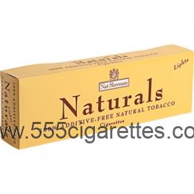 Nat Sherman Naturals Yellow Kings cigarettes