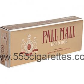 Pall Mall Gold 100's cigarettes
