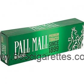 Pall Mall Menthol Kings cigarettes