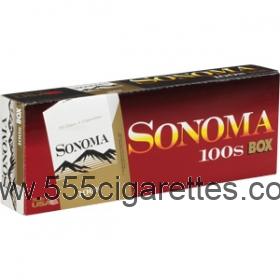 Sonoma Gold 100's cigarettes