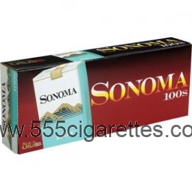 Sonoma Menthol Green 100's cigarettes