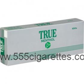 True Menthol cigarettes