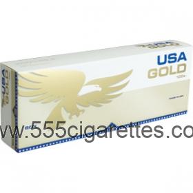 USA Gold Gold 100's CIGARETTES