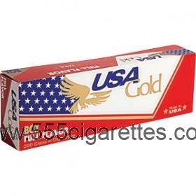 USA Gold Red 100's cigarettes