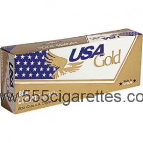 USA Gold lights 100s cigarettes