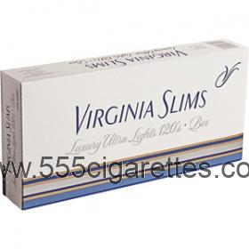 Virginia Slims 120's Silver cigarettes