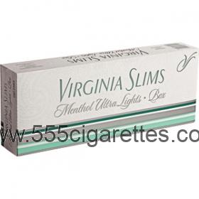 Virginia Slims Menthol Silver cigarettes