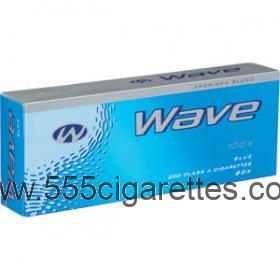 Wave Blue 100's cigarettes