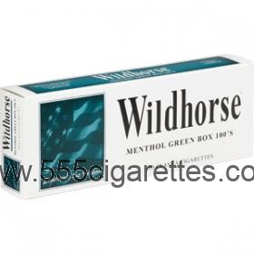 Wildhorse Menthol Green 100's Cigarettes