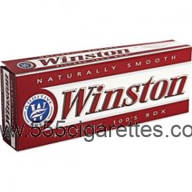 Winston Red 100's box cigarettes