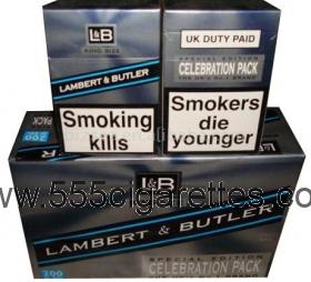lambert & butler cigarettes celebration pack